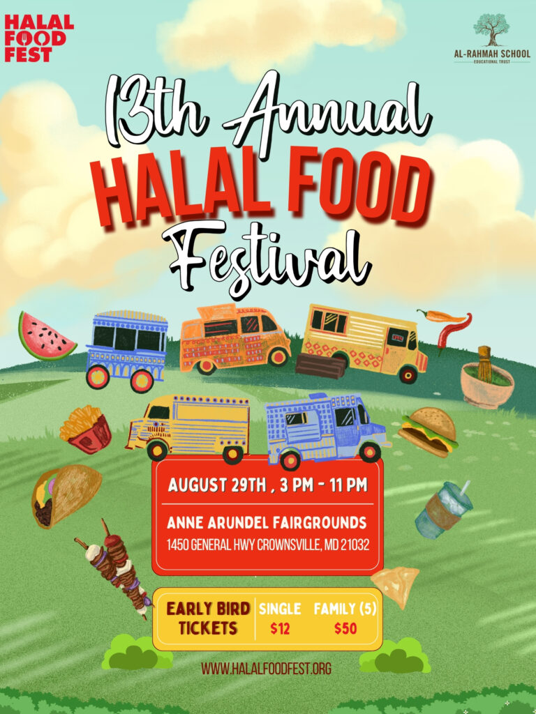 13th Annual Halal Food Festival flier